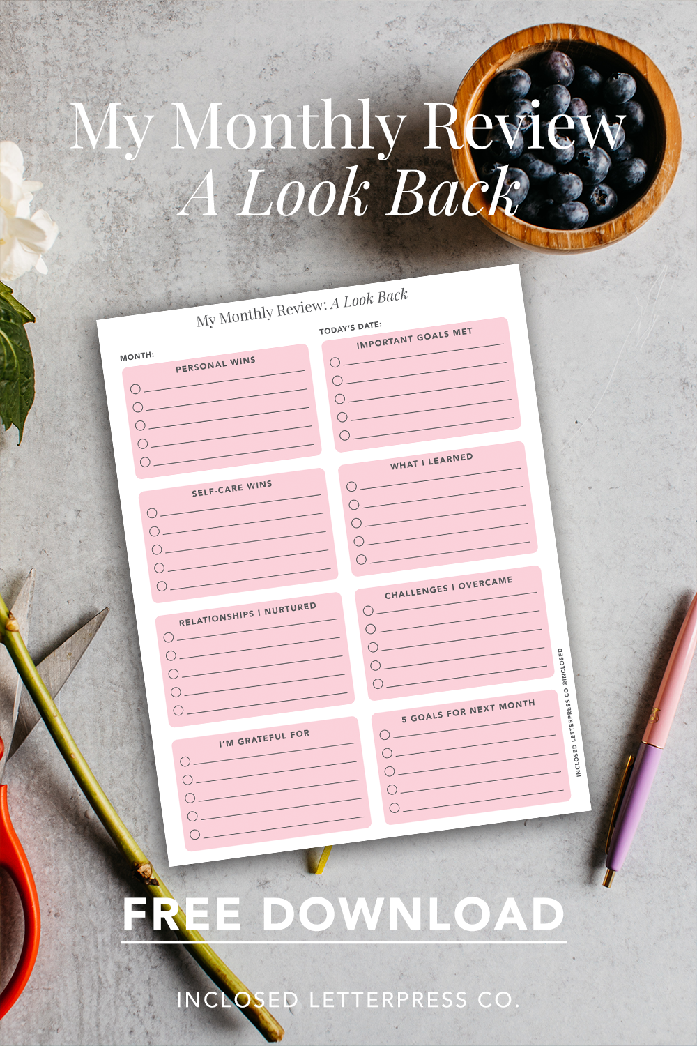 My Monthly Review (Free)