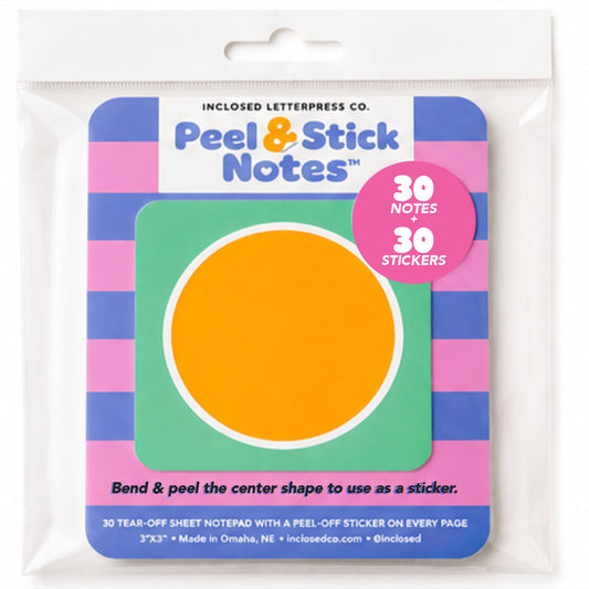 Circle Peel & Stick Notes™️